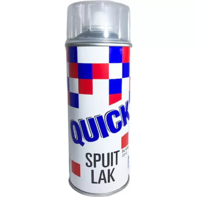 Quick Blanke lak spray - Transparant - Sneldrogend - 400 ml - Glanzend