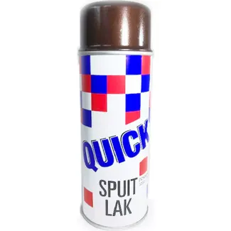 Quick Donkerbruine lak - 400ml - Diepe kleur - Geschikt voor reparaties - Medium solide afwerking