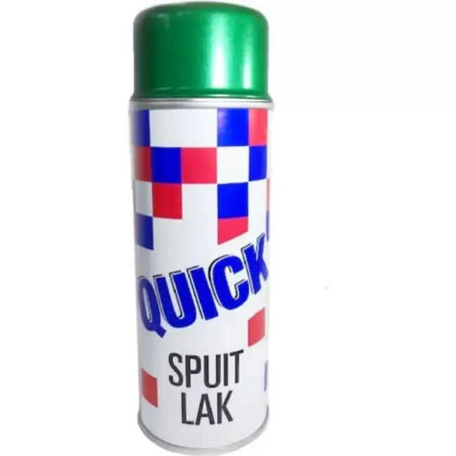 Quick Lichtgroen metallic lak - snelle droging - uitstekende hechting - 400ml