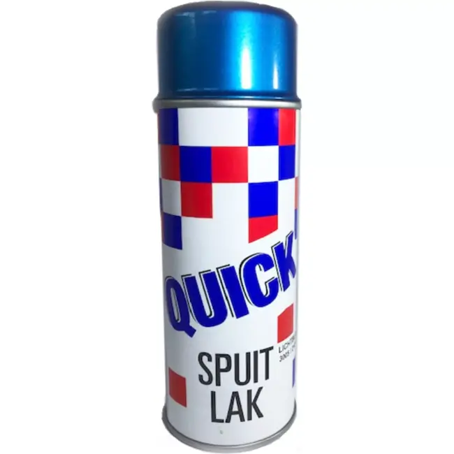 Quick Metallic lak - lichtblauw - snelle droging - 400ml - veelzijdig gebruik