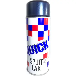 Quick Donkerblauw metallic lak - veelzijdig - 400 ml - voor diverse oppervlakken