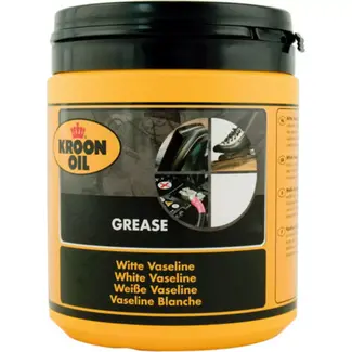 Kroon Oil Witte vaseline - 600 gram - Sneeuwwit - Reuk- en smaakloos - Zuurvrij - Chemisch bestendig