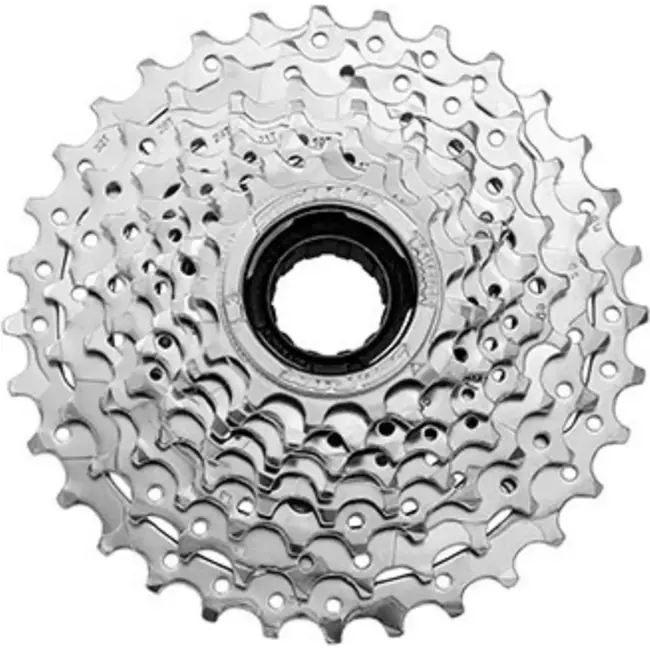Sunrace 8-speed freewheel - 13-32T - geschikt voor e-bikes - chroomafwerking - 576 gram