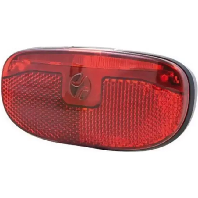 Spanninga Compact achterlicht - LED - 80mm montage - Inclusief batterijen - Rode lichtlijn