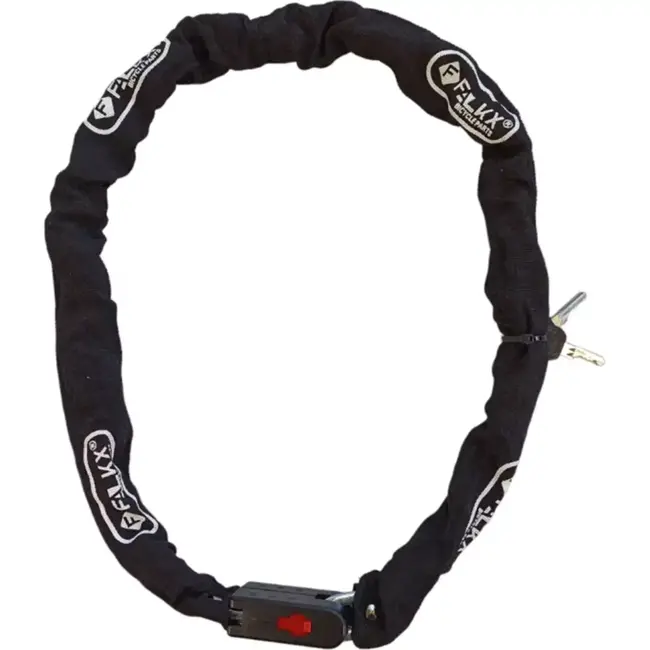 Falkx Kettingslot - Veiligheid - 7mm dik - 1200mm lang - Zwart