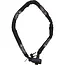 Falkx Kettingslot - 6 mm dikte - 1200 mm lengte - Zwart - Gehard staal - Sleutelslot