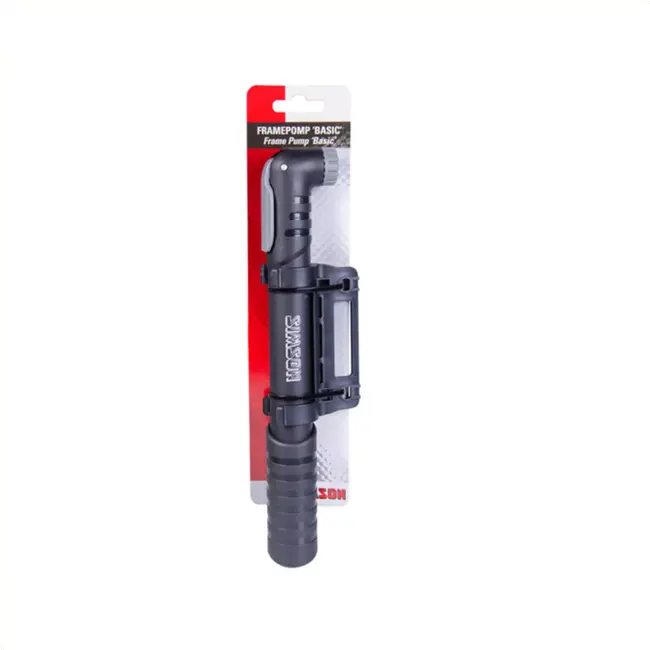 Simson Framepomp - Compact - Geschikt voor alle ventielen - Inclusief framebevestiging - Zwart