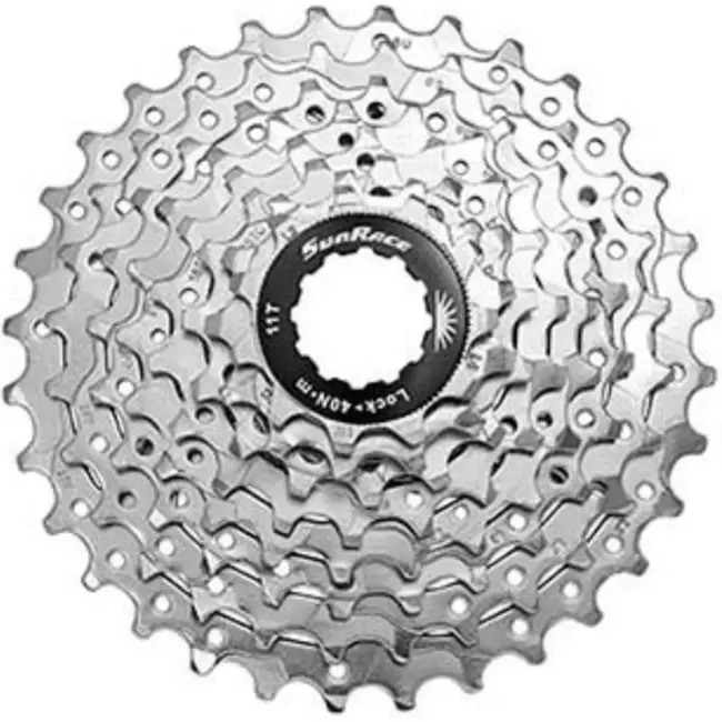 Sunrace 8-speed cassette - 12-25T - Fluid Drive Plus - Nikkel - 285g
