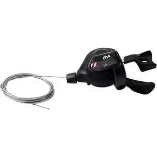 Sunrace Rechter duimversteller - 7 versnellingen - push-pull mechanisme - zwart - Shimano compatibel