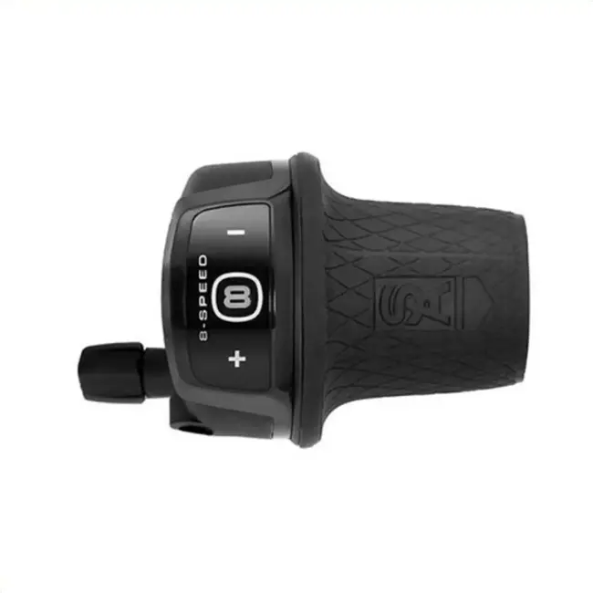 Sunrace Draaiversteller 8-speed - Geschikt voor Shimano Nexus - Stadsfiets - Kunststof/Rubber - Zwart