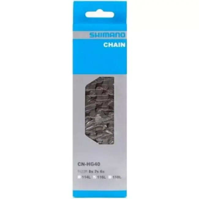 Shimano Ketting 116 schakels - Hyperglide technologie - 6/7/8-speed compatibel - Staal - Grijs