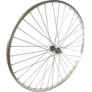 Falkx Voorwiel 28 inch - Aluminium - Zilver - Vaste as - Geschikt voor stadsfietsen
