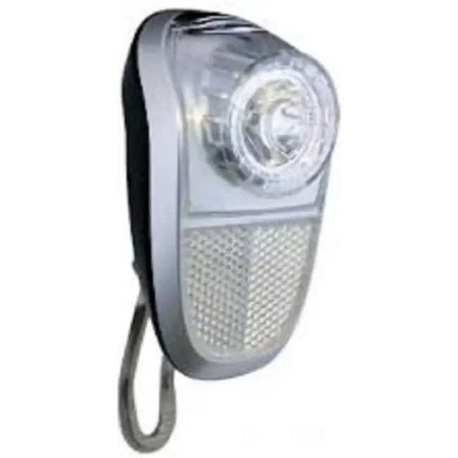 Union LED koplamp - zilver/zwart - batterij inbegrepen - eenvoudig te monteren