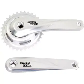 Sunrace Crankstel - 170mm - 33T - Aluminium - Zilver - Stadsfiets