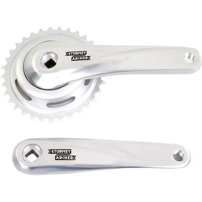 Sunrace Crankstel - 170mm - 33T - Aluminium - Zilver - Stadsfiets