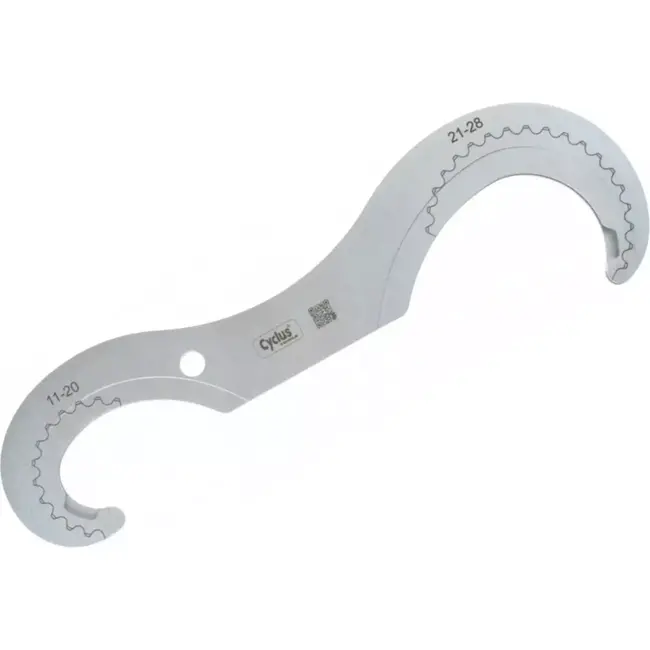 Cyclus Universele cassette afnemer - 11-28 tands - Staal - Zilver - Geschikt voor werkplaatsgebruik