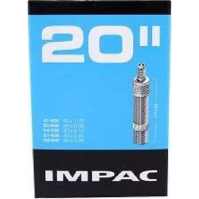 Impac Binnenband 20 inch - Dunlop ventiel - 40 mm - ETRTO 40/60-406 - Zwart