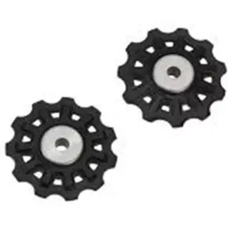 Sunrace Derailleurwielset - 11T - Duurzaam composiet - Zwart/Rood