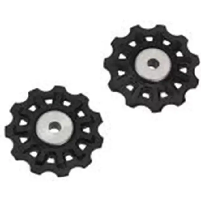 Sunrace Derailleurwielset - 11T - Duurzaam composiet - Zwart/Rood