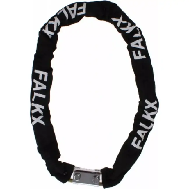 Falkx Kettingslot - Blokslot - 8mm dik - 1200mm lang - Zwart