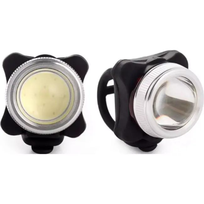 Falkx Fietslamp met rood/wit licht - USB oplaadbaar - Meerdere standen - Voor en achter gebruik