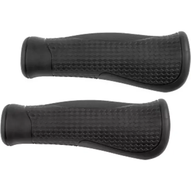 Cloud Base Ergonomische fietshandvatten - Antislip - 130 mm - Zwart - Set van 2