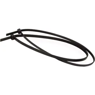 Falkx Kabelbinders - Zwart - UV-bestendig - 370x4.8 mm - Per 100 stuks