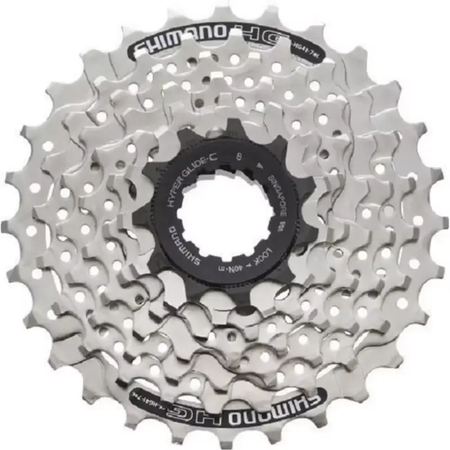 Shimano 7-speed cassette - Hyperglide technologie - 11-28T - Duurzaam staal - Zilver/Zwart