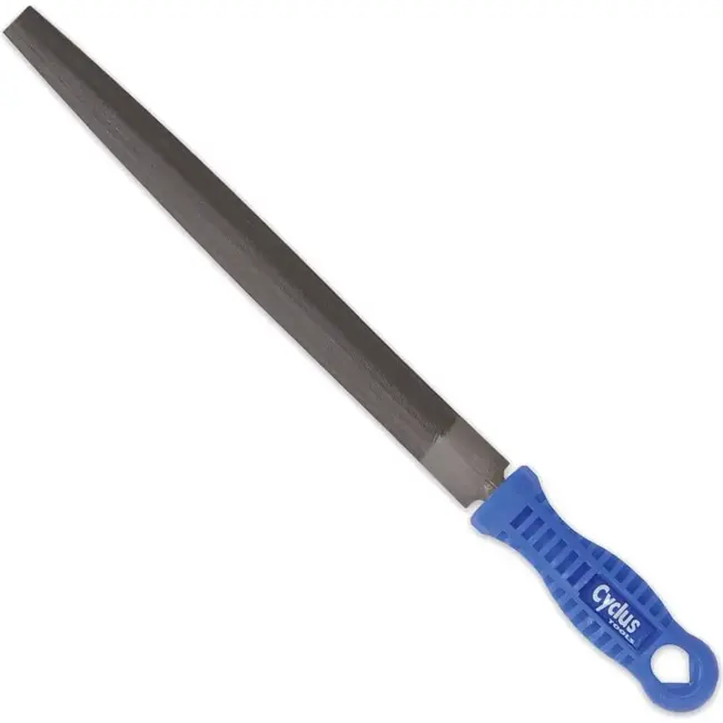 Cyclus Halfronde vijl - veelzijdig precisiegereedschap - 250 mm - zwart
