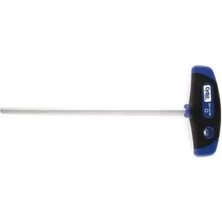 Cyclus Inbus T-greep 4mm - Ergonomisch - 150mm - Zwart/Blauw