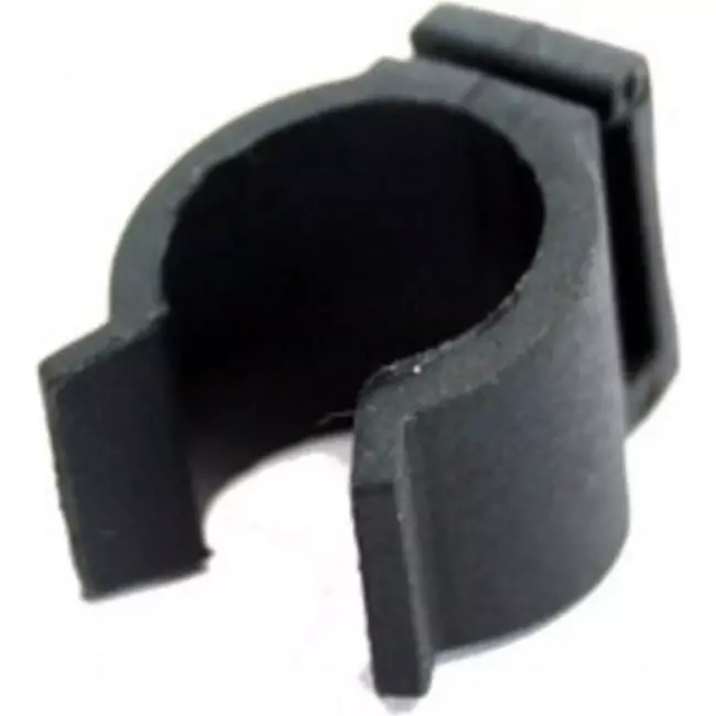 Falkx Jasbeschermer clip - smal 12mm - zwart - per stuk