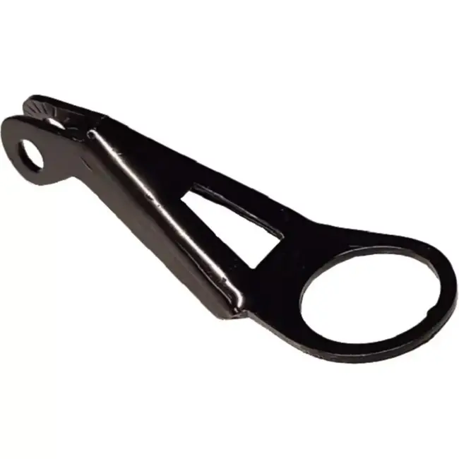 Falkx Zwarte stalen koplamp snephaak - duurzaam en compatibel - 25 mm binnendiameter