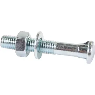 Bofix Zadelklembouten - Verzinkt - M8 x 50 mm - Set van 12 - Roestbestendig