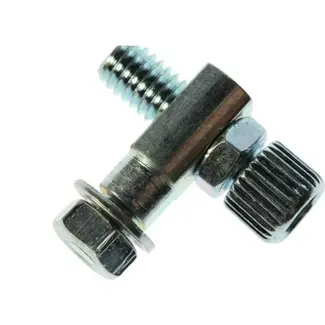 Bofix Kabelstelbout voor fietsremmen - Verstelbaar - Staal - Zilver - 25 stuks