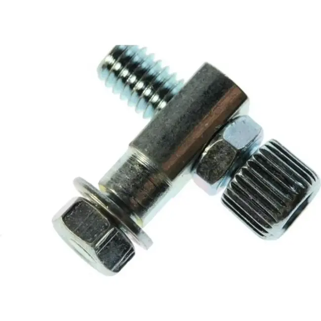 Bofix Kabelstelbout voor fietsremmen - Verstelbaar - Staal - Zilver - 25 stuks