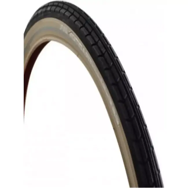 CST Retro fietsband - anti-lek - reflecterend - 28x1.75 - zwart/bruin