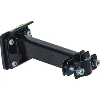 Basil Stuurpenhouder zwart - voor afneembare manden en tassen - 22-25.4 mm - TÜV-gekeurd