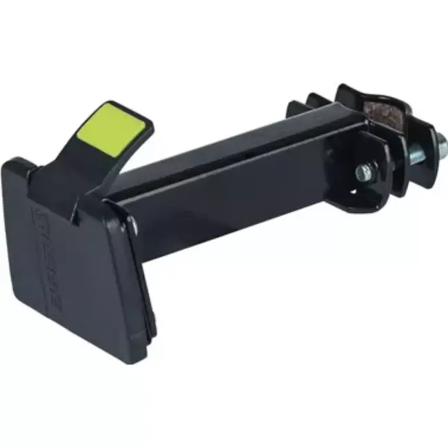 Basil Stuurpenhouder zwart - voor afneembare manden en tassen - 22-25.4 mm - TÜV-gekeurd