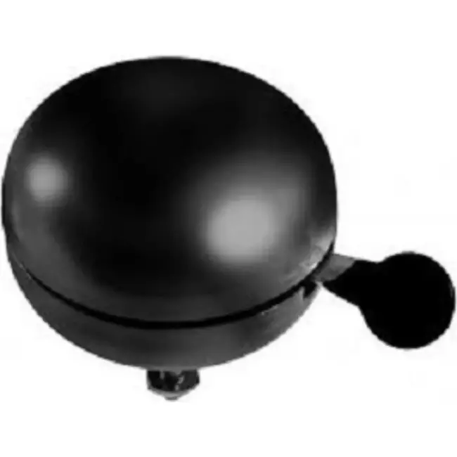 Falkx Retro fietsbel - 80mm - mat zwart - klassieke stijl - heldere klank