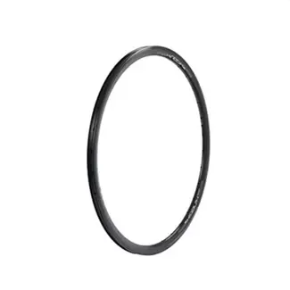 Rodi Zwarte aluminium velg - 622x19 mm - 23 mm hoog - 36 gaats - Nippel 13