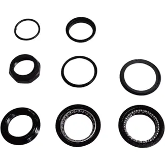 Falkx Semi-geïntegreerd balhoofd - 1 1/8" - zwart - duurzaam staal en aluminium