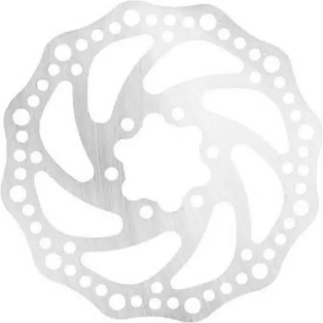 M-Wave Remschijf RVS 140mm - Inclusief 6 Boutjes - Duurzaam en Corrosiebestendig