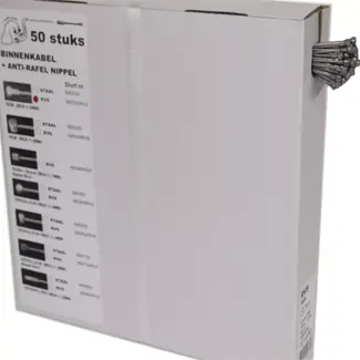 Slurf Binnenkabels - Remsysteem - Anti-rafelnippels - 50 stuks - Duurzaam en Betrouwbaar