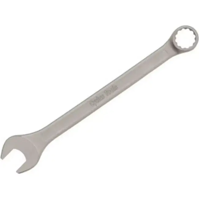 Cyclus Ring/steeksleutel 17 mm - Duurzaam chroom-vanadium - Polijste oppervlak - Voor M10 moeren en bouten