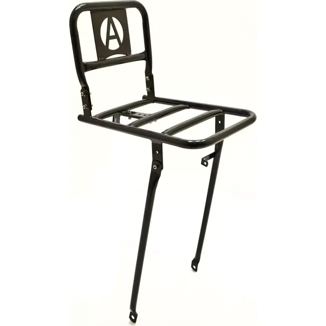 Avalon Voordrager fiets - staal - mat zwart - 30x21 cm - kroonbout montage