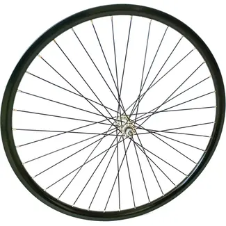 Falkx Voorwiel 28" - Aluminium naaf - Rodi velg - Zwarte spaken - Stadsfiets