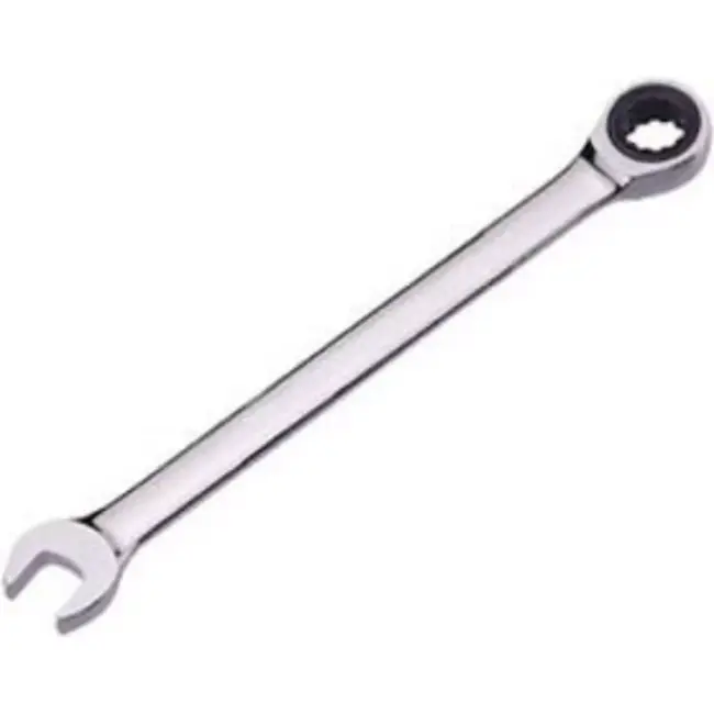 IceToolz Ratelring-steeksleutel - 15 mm - Cr-V staal - Ratelontgrendeling 5°