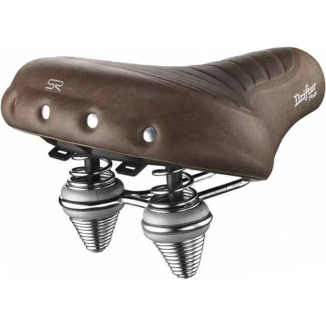 Selle Royal Drifter Plus zadel - Vintage design - Waterbestendig - Comfortabel - Bruin