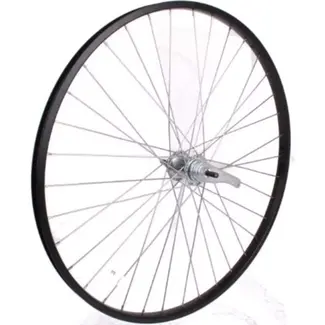 Falkx Achterwiel 28 inch - Zwarte aluminium velg - KT remnaaf - Duurzaam en lichtgewicht ontwerp