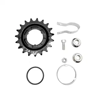 Shimano Tandwielset - Inclusief Stofkap, Spatveer en Asmoeren - Eenvoudig Onderhoud